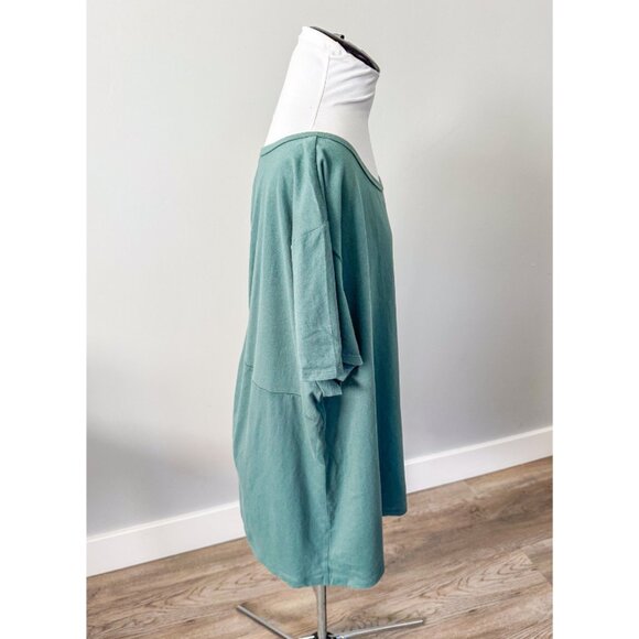 Adore Me Teal Green Lounge Top - Picture 3 of 8